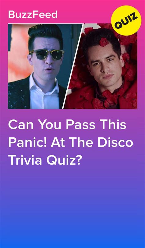 panic at the disco rym|panic at the disco quiz.